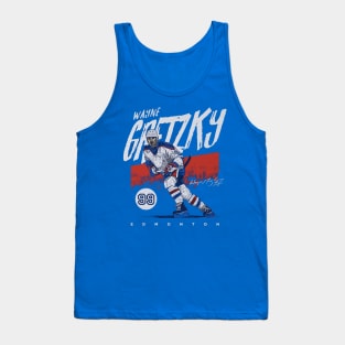 Wayne Gretzky Edmonton Grunge Tank Top